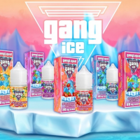 Жидкость Gang Ice Salt - Персик Слива 30 мл (20 мг)