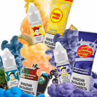 (М) Жидкость CandyMan Salt - Kiwi Raspberry Smoothie 10мл (15 мг)