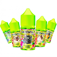 Жидкость Catswill Sour Salt - Клубнично-арбузная Хубба-бубба 30 мл (20 мг)