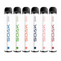 (М) Одноразовая электронная сигарета Soak X Zero 2200 - Кремовый ирис