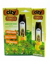 Одноразовая электронная сигарета CIty Jungle - Бабуин (Банан, Вишня)