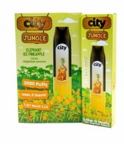 Одноразовая электронная сигарета CIty Jungle - Слон (Ледяной Ананас)