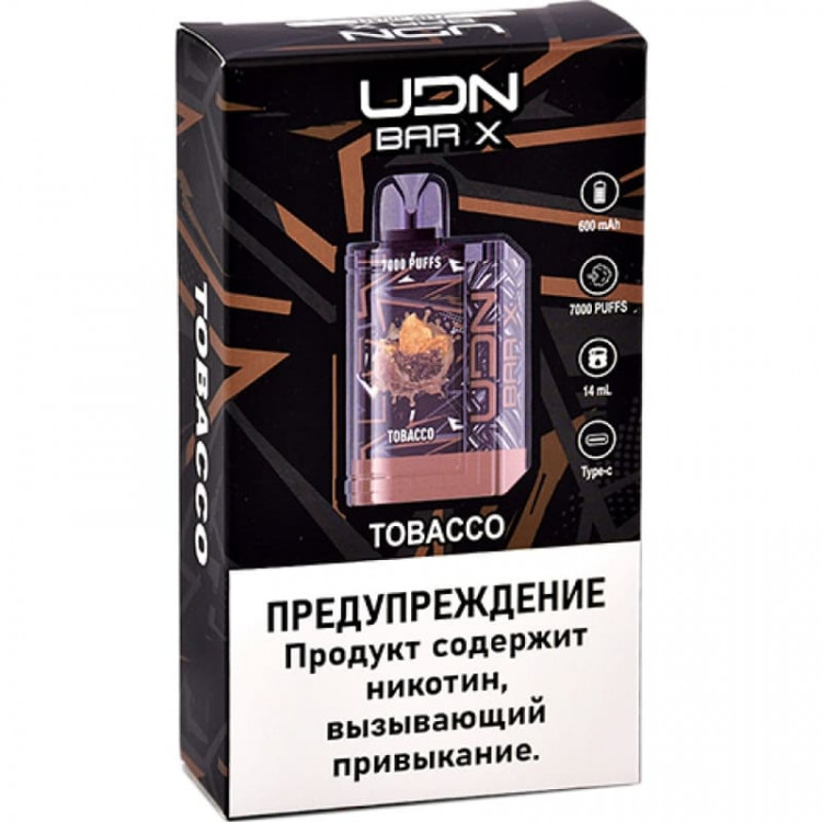 Одноразовая электронная сигарета UDN X V3 7000 - Rainbow Sugar