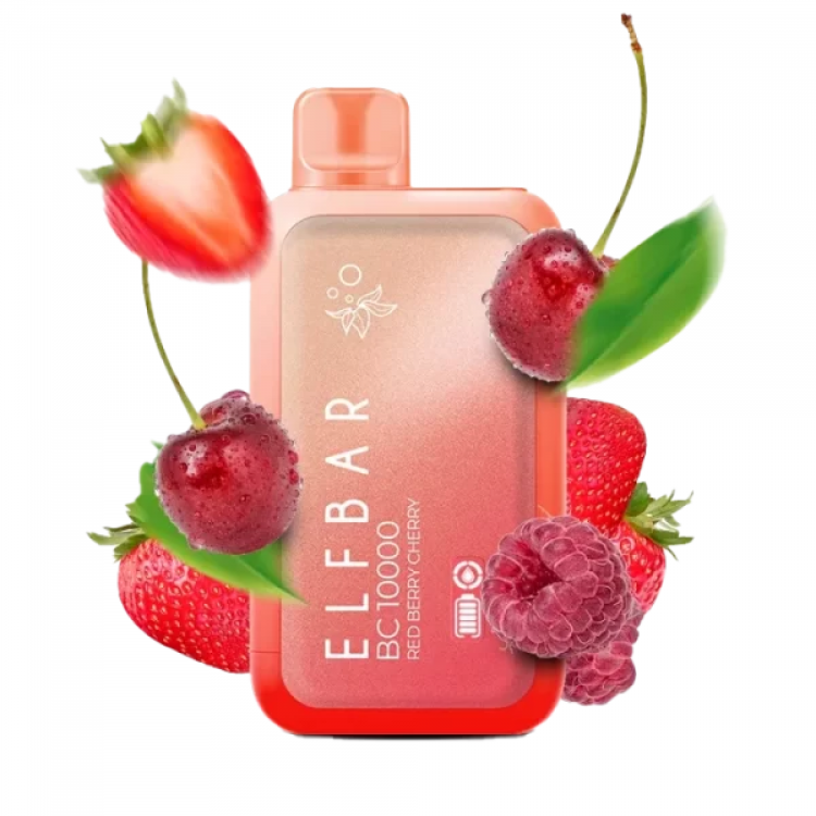 Одноразовая электронная сигарета Elf Bar (ВС 10000) - Red Berry Cherry