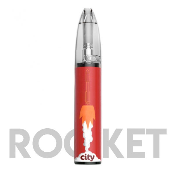 Одноразовая электронная сигарета City Rocket - Сатурн (Дыня, Малина)