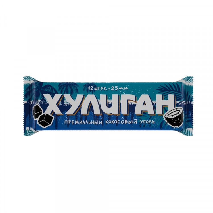 Уголь ХУЛИГАН Батончик (12 шт) 25 мм