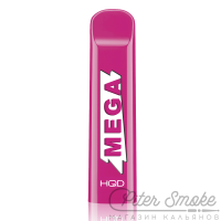 Одноразовая электронная сигарета HQD MEGA - Strawberry Banana (Клубника, Банан)
